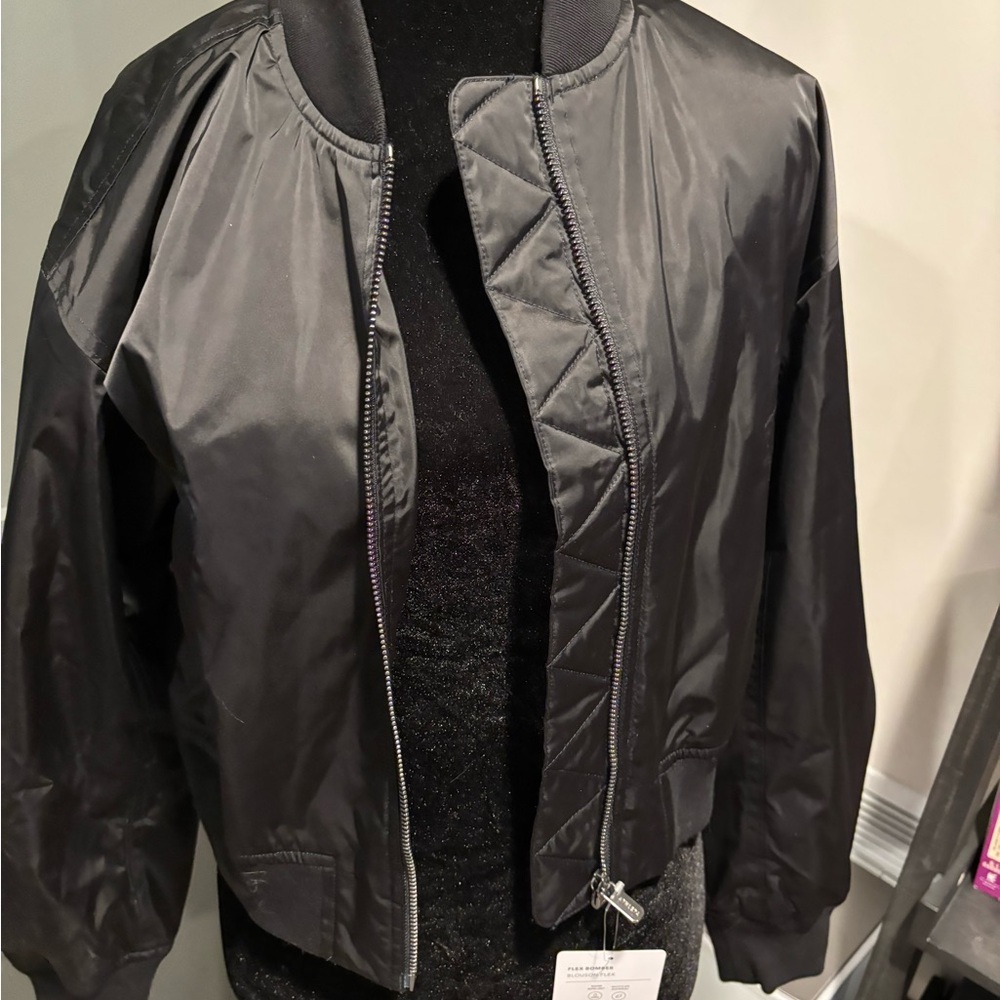 Athleta Women's Black Bomber Jacket XS